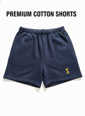 Short Azul Petróleo Institucional - Colegio San Nicolás Diácono